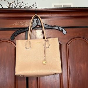 Michael Kors Tan Leather Satchel Bag
